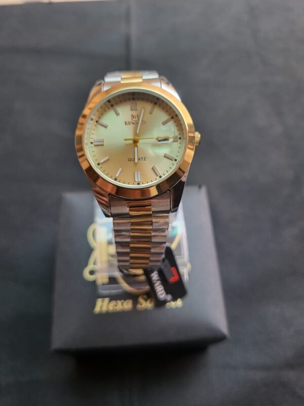 Reward Gold-Tone Stainless Steel Watch